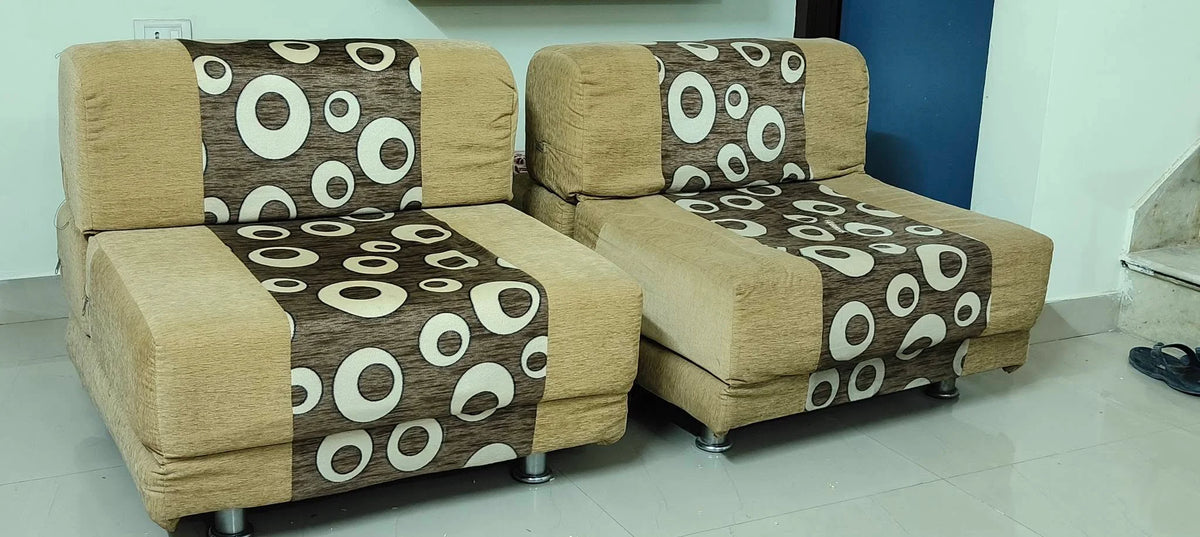 Sofa Cum Bed Set with Two Chairs