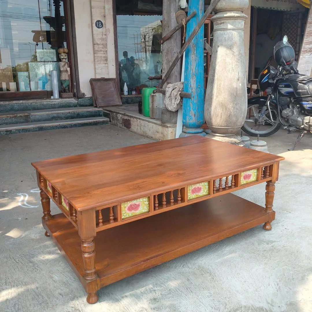 Teak Coffee Table with Spindle Gallery